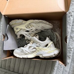 White and Cream BALENCIAGA Sneakers